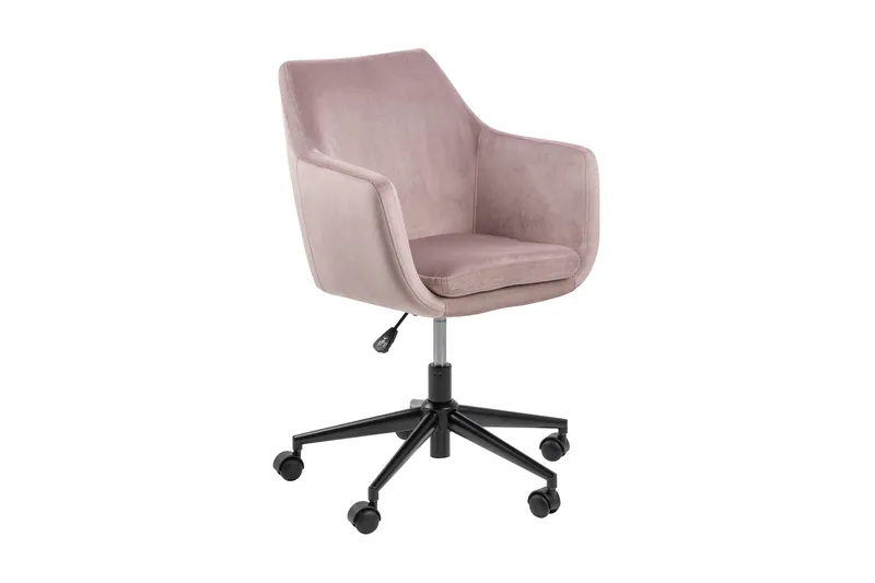 Samlar Kontorstol VIC-stof, Rød/Sort