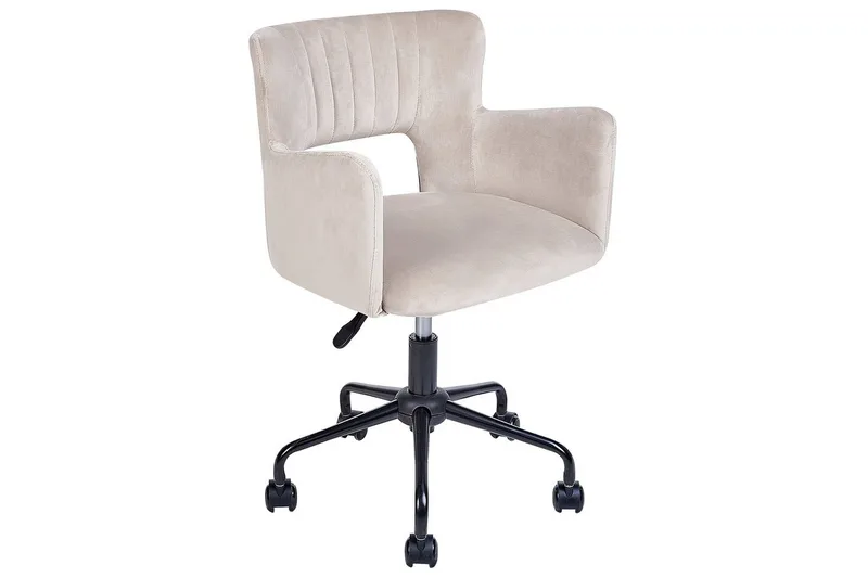 Kontorstol Sanilac Beige/grå/sort - Beige/grå/sort - Møbler - Stole & lænestole - Kontorstole & skrivebordsstole