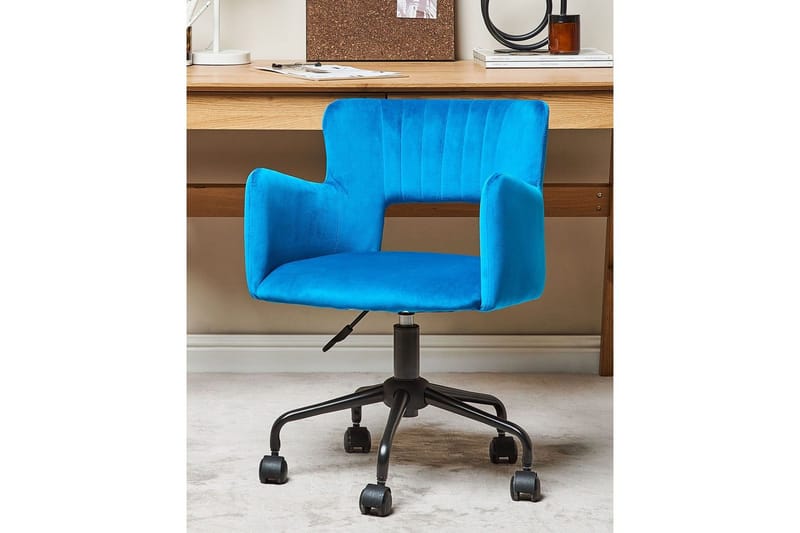 Kontorstol Sanilac Blå - Blå - Møbler - Stole & lænestole - Kontorstole & skrivebordsstole