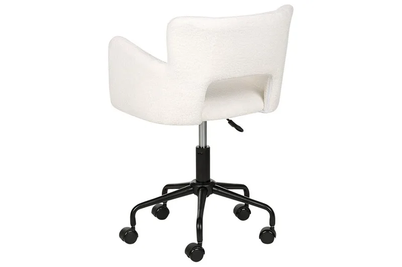 Kontorstol Sanilac Hvid/Sort - Hvid/Sort - Møbler - Stole & lænestole - Kontorstole & skrivebordsstole