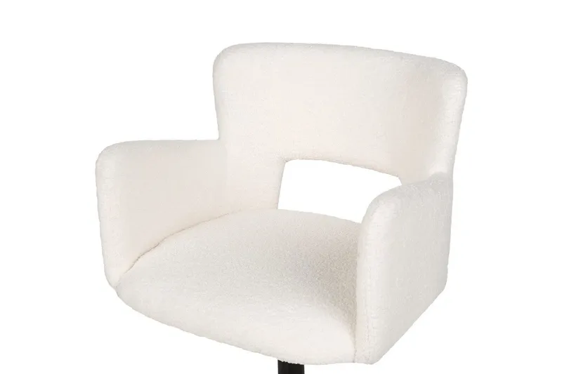 Kontorstol Sanilac Hvid/Sort - Hvid/Sort - Møbler - Stole & lænestole - Kontorstole & skrivebordsstole