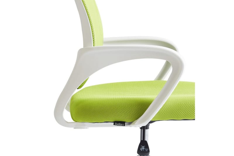 Kontorstol Solid - Grøn, sølv, hvid, Grøn, Sølv, Hvid - Møbler - Stole & lænestole - Kontorstole & skrivebordsstole