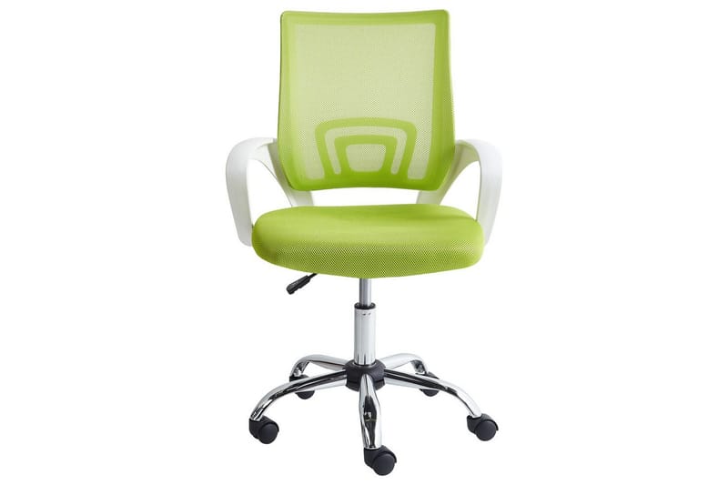 Kontorstol Solid - Grøn, sølv, hvid, Grøn, Sølv, Hvid - Møbler - Stole & lænestole - Kontorstole & skrivebordsstole