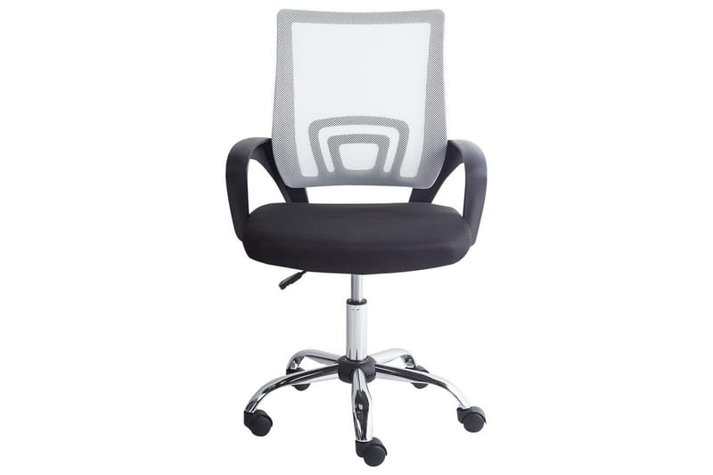 Kontorstol Solid - Sort, hvid, sølv - Møbler - Stole & lænestole - Kontorstole & skrivebordsstole