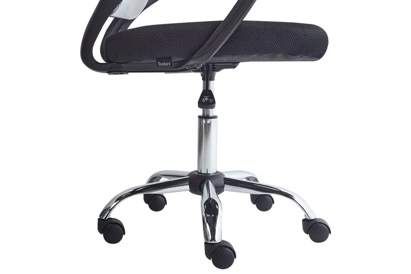 Kontorstol Solid - Sort, hvid, sølv - Møbler - Stole & lænestole - Kontorstole & skrivebordsstole