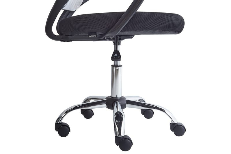 Kontorstol Solid - Sort, hvid, sølv - Møbler - Stole & lænestole - Kontorstole & skrivebordsstole