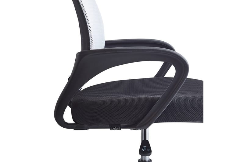 Kontorstol Solid - Sort, hvid, sølv - Møbler - Stole & lænestole - Kontorstole & skrivebordsstole