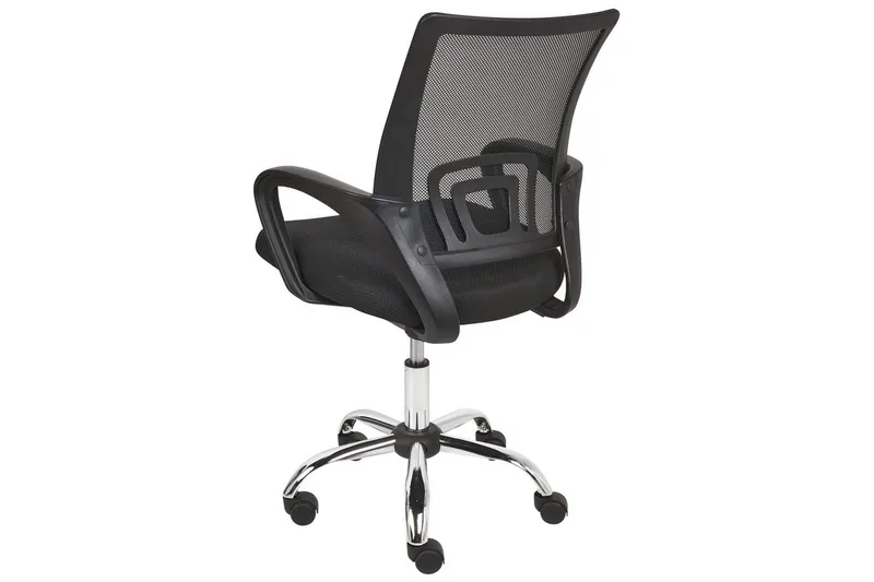 Kontorstol Solid Sort/Sølv - Sort/Sølv - Møbler - Stole & lænestole - Kontorstole & skrivebordsstole