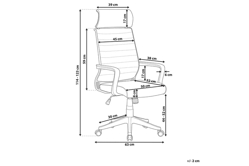 Suwinski kontorstol - Brun - Kontorstole & skrivebordsstole