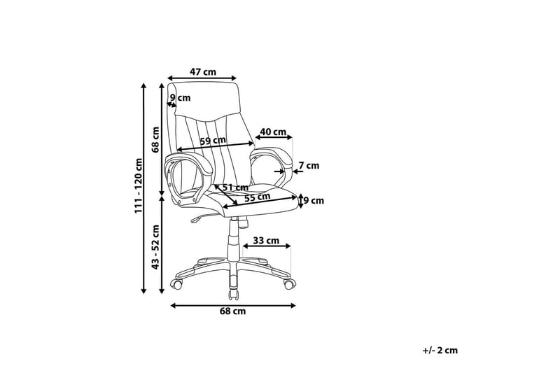 Triumph kontorstol - Sort - Møbler - Stole & lænestole - Kontorstole & skrivebordsstole