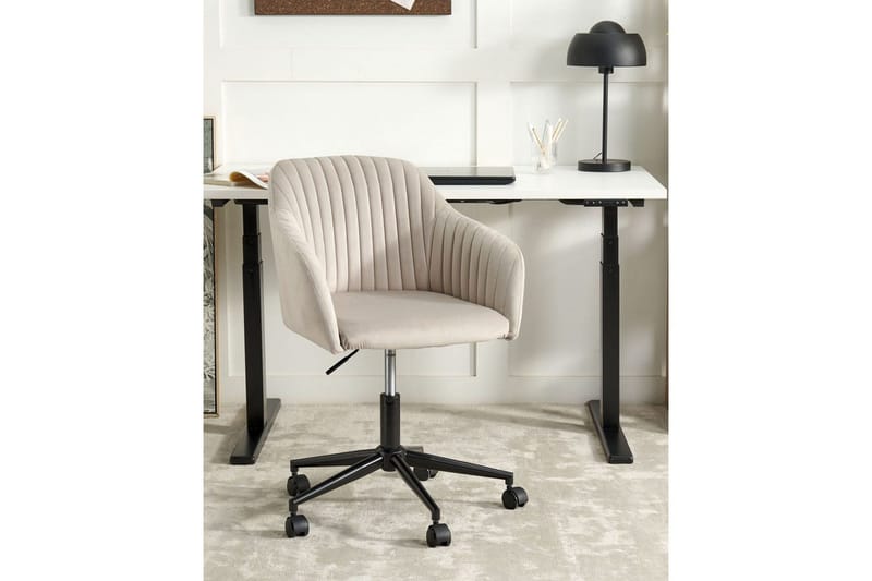 Kontorstol Venice Beige/sort - Beige/sort - Møbler - Stole & lænestole - Kontorstole & skrivebordsstole
