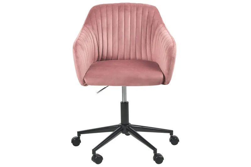 Kontorstol Venice Rosa/Sort - Rosa/Sort - Møbler - Stole & lænestole - Kontorstole & skrivebordsstole