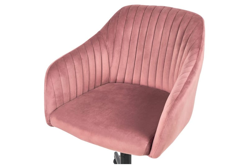 Kontorstol Venice Rosa/Sort - Rosa/Sort - Møbler - Stole & lænestole - Kontorstole & skrivebordsstole
