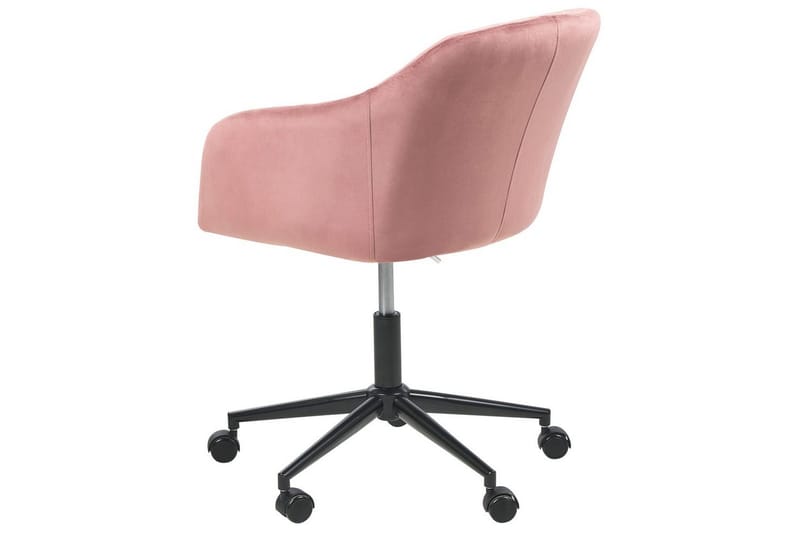 Kontorstol Venice Rosa/Sort - Rosa/Sort - Møbler - Stole & lænestole - Kontorstole & skrivebordsstole