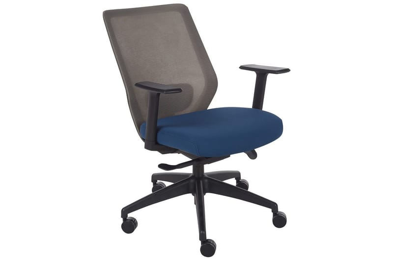 Kontorstol Virtuoso Blå/sort/grå - Blå/sort/grå - Møbler - Stole & lænestole - Kontorstole & skrivebordsstole