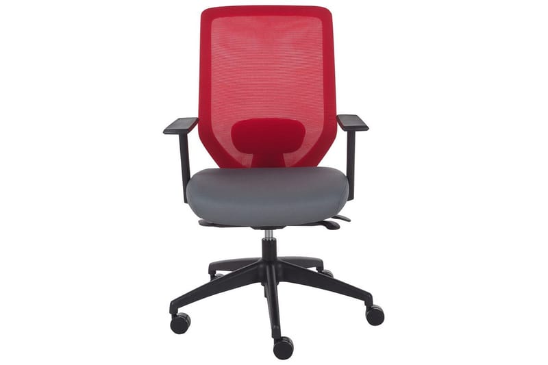 Kontorstol Virtuoso Rød/grå/sort - Rød/grå/sort - Møbler - Stole & lænestole - Kontorstole & skrivebordsstole