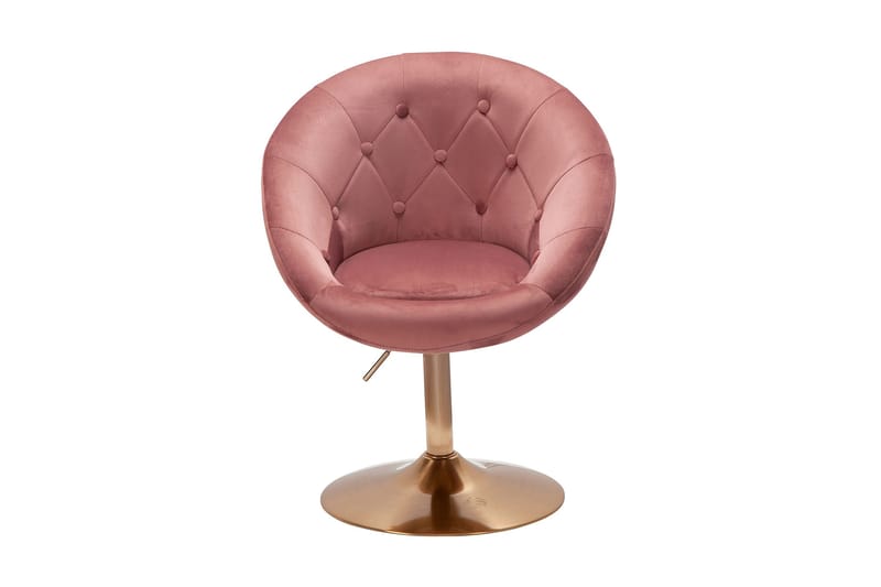 Willowdale kontorstol - Mørk lyserød / guld - Møbler - Stole & lænestole - Kontorstole & skrivebordsstole