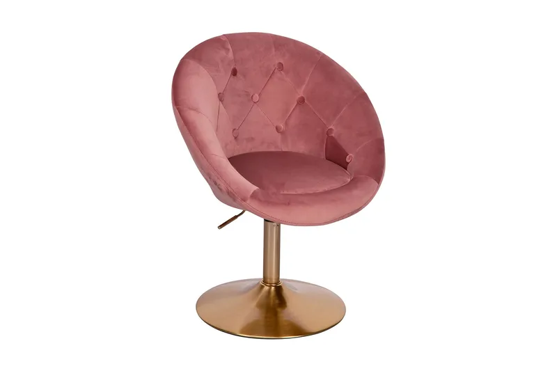 Willowdale kontorstol - Mørk lyserød / guld - Møbler - Stole & lænestole - Kontorstole & skrivebordsstole