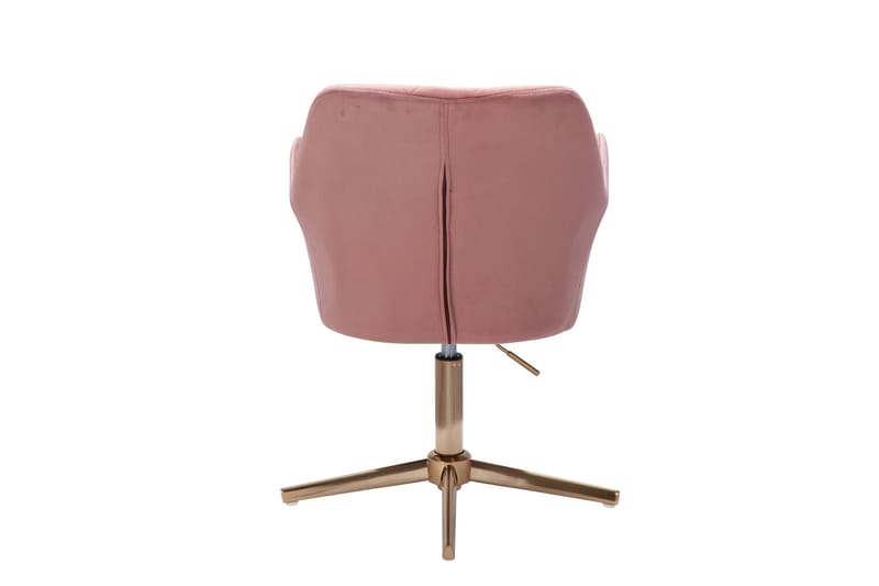 Willowdale kontorstol med armlæn - Lyserød / guld - Møbler - Stole & lænestole - Kontorstole & skrivebordsstole
