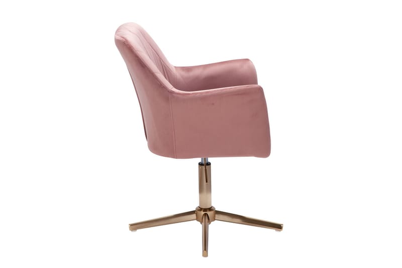 Willowdale kontorstol med armlæn - Lyserød / guld - Møbler - Stole & lænestole - Kontorstole & skrivebordsstole