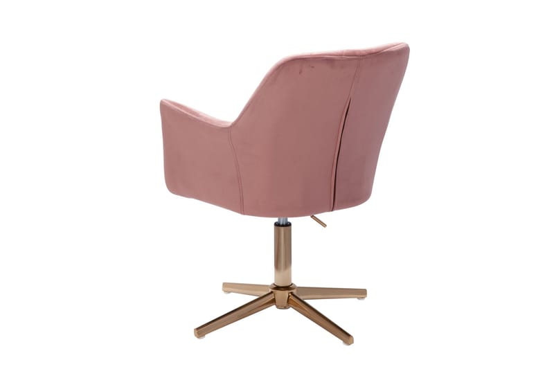 Willowdale kontorstol med armlæn - Lyserød / guld - Møbler - Stole & lænestole - Kontorstole & skrivebordsstole