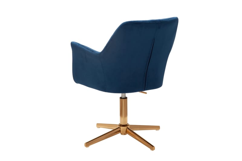 Willowdale kontorstol med armlæn - Mørkeblå / guld - Møbler - Stole & lænestole - Kontorstole & skrivebordsstole