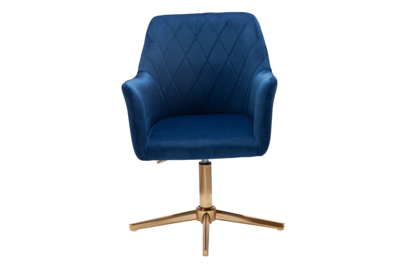 Willowdale kontorstol med armlæn - Mørkeblå / guld - Møbler - Stole & lænestole - Kontorstole & skrivebordsstole