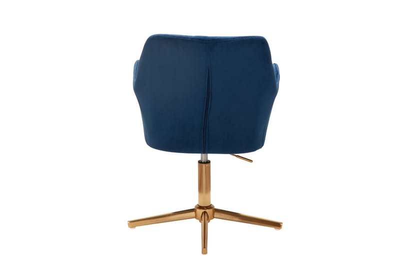Willowdale kontorstol med armlæn - Mørkeblå / guld - Møbler - Stole & lænestole - Kontorstole & skrivebordsstole