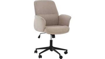 Kontorstol Ylvara Lav Ryg - Beige - Møbler - Stole & lænestole - Kontorstole & skrivebordsstole