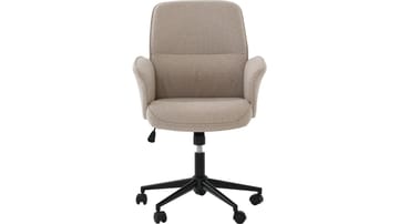 Kontorstol Ylvara Lav Ryg - Beige - Møbler - Stole & lænestole - Kontorstole & skrivebordsstole