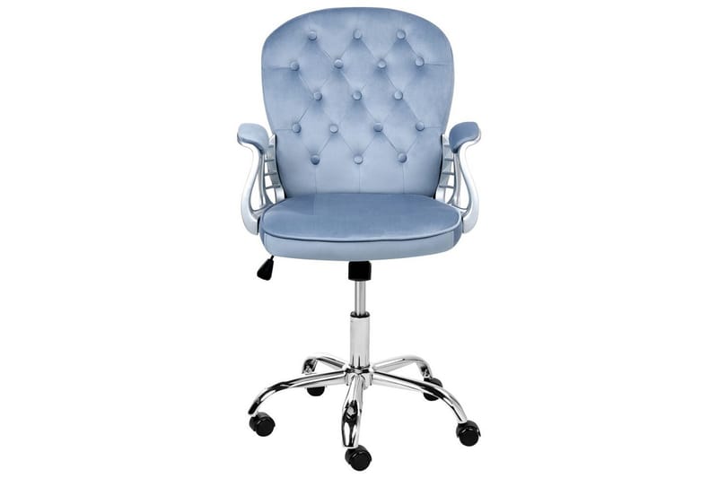 Kontorstol Princess - Blå, Sølv, Sort - Møbler - Stole & lænestole - Kontorstole & skrivebordsstole