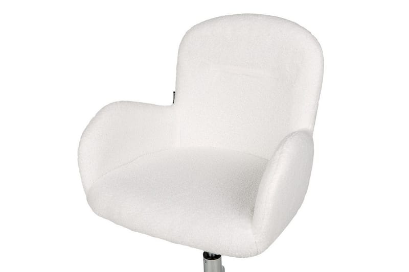 Kontorstol Priddy Hvid/Sølv - Hvid/Sølv - Møbler - Stole & lænestole - Kontorstole & skrivebordsstole