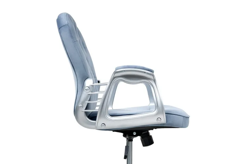 Kontorstol Princess - Blå, Sølv, Sort - Møbler - Stole & lænestole - Kontorstole & skrivebordsstole