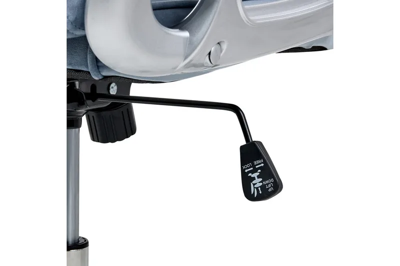 Kontorstol Princess - Blå, Sølv, Sort - Møbler - Stole & lænestole - Kontorstole & skrivebordsstole