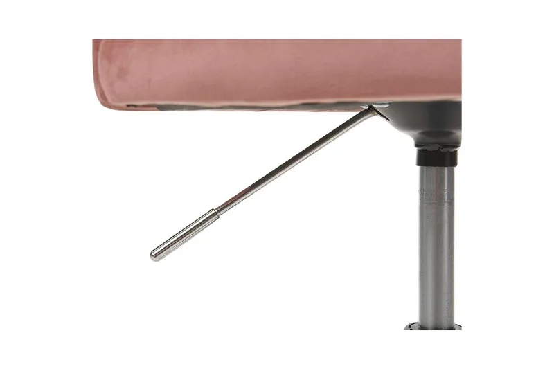 Kontorstol Parrish Rosa/sort/sølv - Rosa/sort/sølv - Møbler - Stole & lænestole - Kontorstole & skrivebordsstole