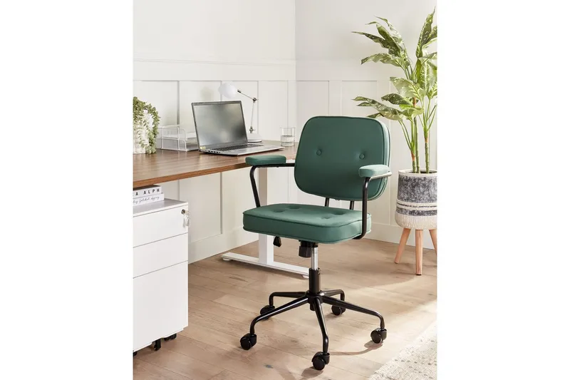 Kontorstol Pawnee Grøn/sort - Grøn/sort - Møbler - Stole & lænestole - Kontorstole & skrivebordsstole