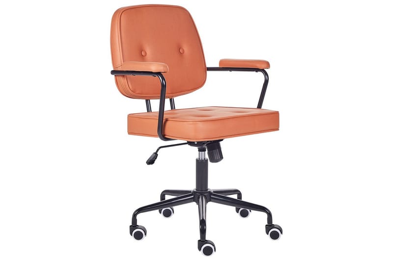 Kontorstol Pawnee Orange/Sort - Orange/Sort - Møbler - Stole & lænestole - Kontorstole & skrivebordsstole