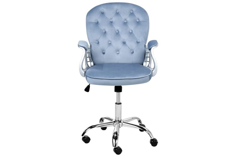 Kontorstol Princess - Blå, Sølv, Sort - Møbler - Stole & lænestole - Kontorstole & skrivebordsstole