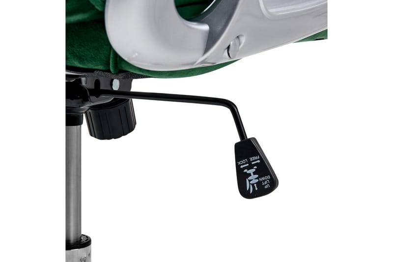 Kontorstol Princess - Grøn, sølv, sort, Grøn, Sølv, Sort - Møbler - Stole & lænestole - Kontorstole & skrivebordsstole