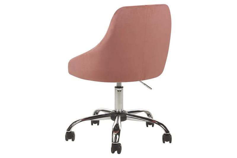 Kontorstol Parrish Rosa/sort/sølv - Rosa/sort/sølv - Møbler - Stole & lænestole - Kontorstole & skrivebordsstole