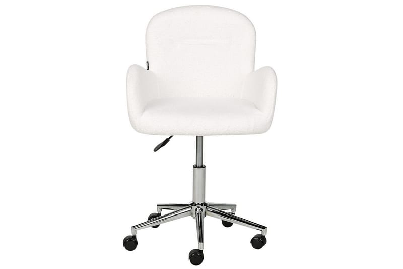 Kontorstol Priddy Hvid/Sølv - Hvid/Sølv - Møbler - Stole & lænestole - Kontorstole & skrivebordsstole