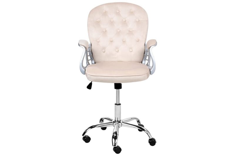 Kontorstol Princess - Beige, Sølv, Sort - Møbler - Stole & lænestole - Kontorstole & skrivebordsstole