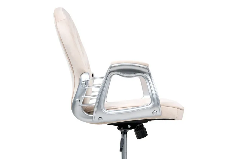 Kontorstol Princess - Beige, Sølv, Sort - Møbler - Stole & lænestole - Kontorstole & skrivebordsstole