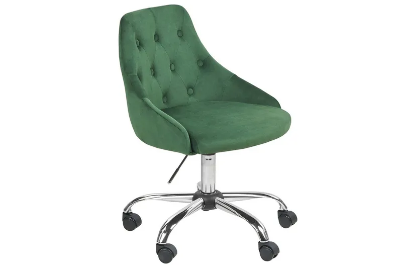 Kontorstol Parrish Grøn/sort/sølv - Grøn/sort/sølv - Møbler - Stole & lænestole - Kontorstole & skrivebordsstole