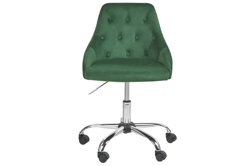 Kontorstol Parrish Grøn/sort/sølv - Grøn/sort/sølv - Møbler - Stole & lænestole - Kontorstole & skrivebordsstole