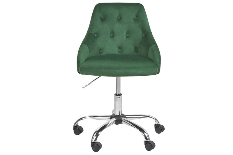 Kontorstol Parrish Grøn/sort/sølv - Grøn/sort/sølv - Møbler - Stole & lænestole - Kontorstole & skrivebordsstole