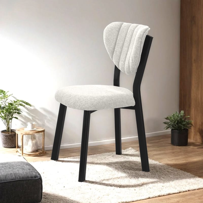 Krylor spisebordsstol - Creme - Møbler - Stole & lænestole - Spisebordsstole & køkkenstole