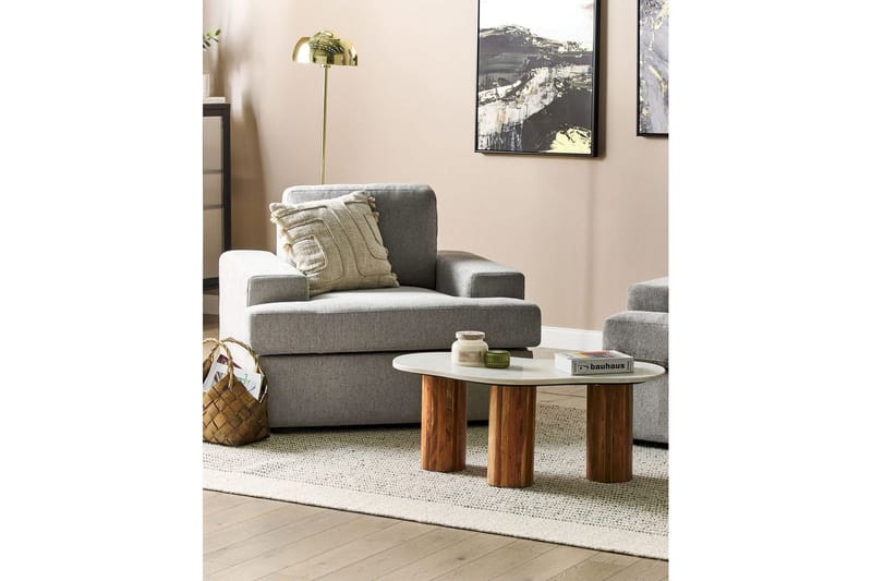 Lænestol Alla sæt om 2 Grå - Grå - Møbler - Stole & lænestole - Lænestole