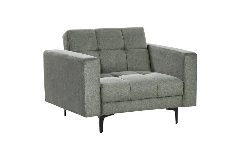 Lænestol Alnes Grøn/sort - Grøn/sort - Møbler - Stole & lænestole - Lænestole