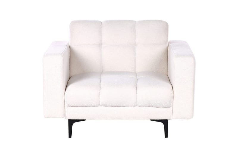 Lænestol Alnes Hvid/Sort - Hvid/Sort - Møbler - Stole & lænestole - Lænestole